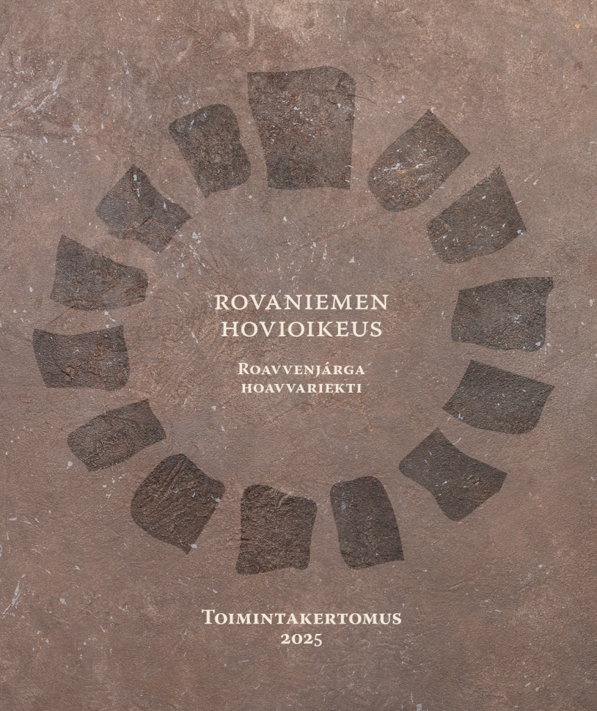 Rovaniemen hovioikeuden vuoden 2025 toimintakertomuksen kansikuva