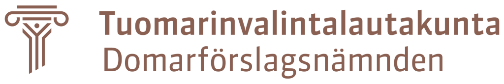 Tuomarinvalintalautakunnan logo