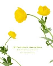 Rovaniemen hovioikeuden vuoden 2021 toimintakertomuksen kansikuva