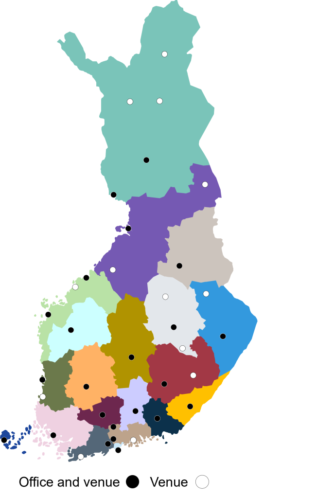 District court offices and venues
