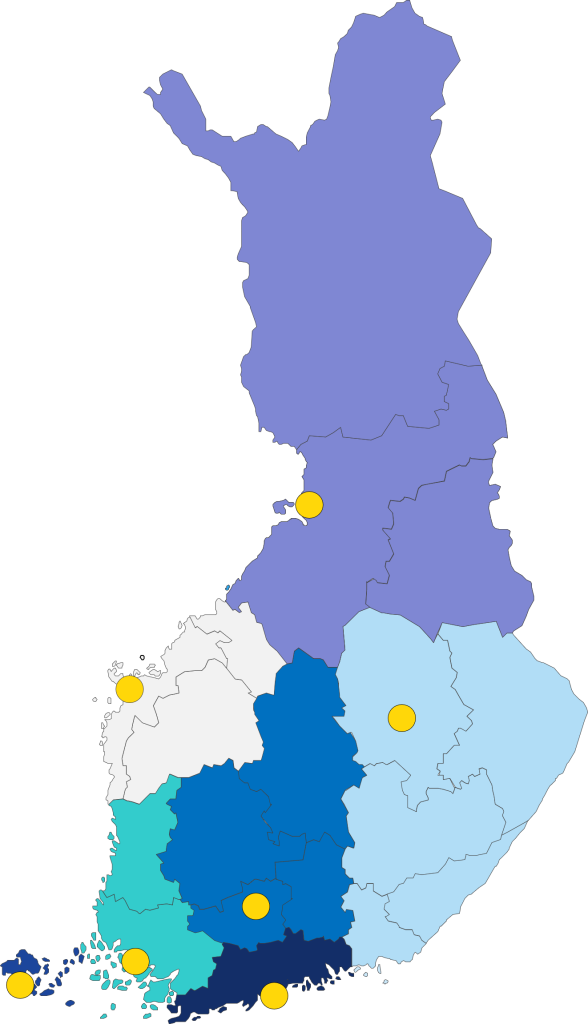 Förvaltningsdomstolarnas domkretsar