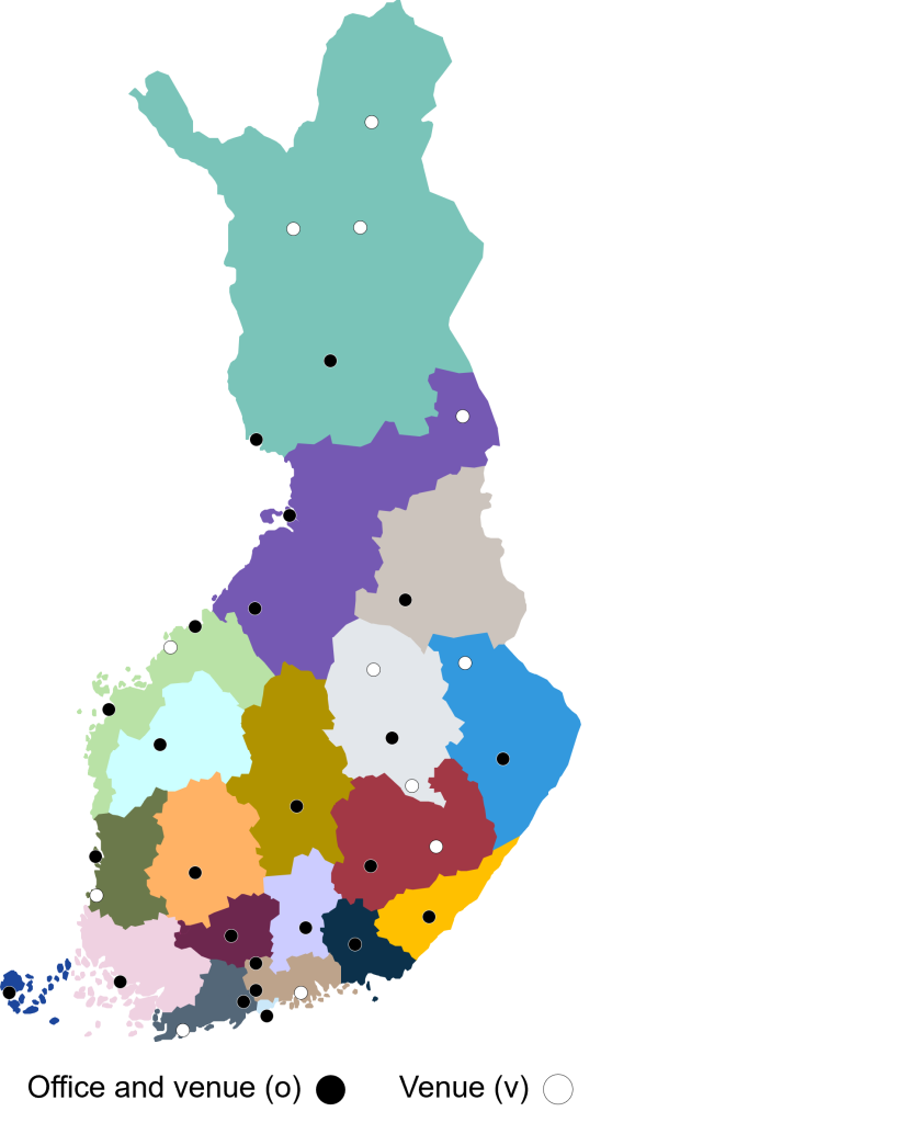 District court offices and venues